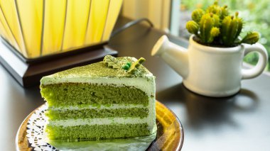 yeşil çay pasta