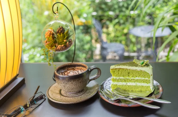 Gâteau au thé vert — Photo