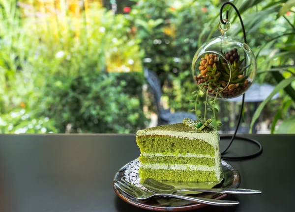 Gâteau au thé vert — Photo