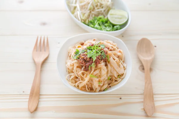 Boiled Thai rice vermicelli — Stock Photo, Image