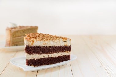 Çikolatalı kek ve kahve kek