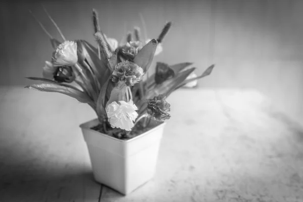 Ökokoration künstliche Blumen — Stockfoto