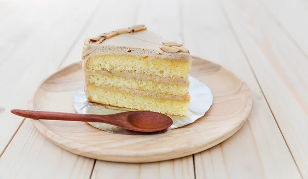 Peanut butter cake — Stock Photo, Image