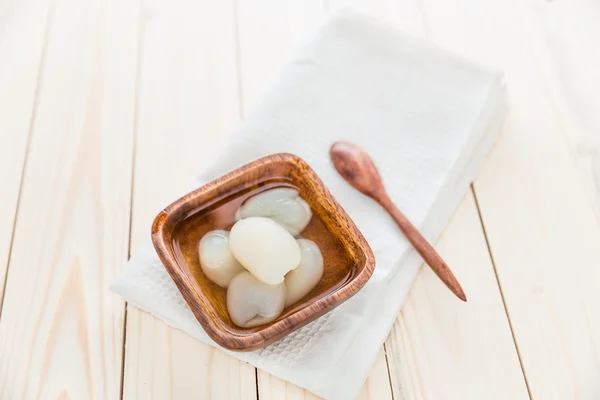 Rambután de postre en almíbar — Foto de Stock