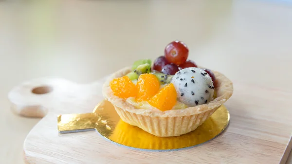Torta de fruta caseira fresca — Fotografia de Stock