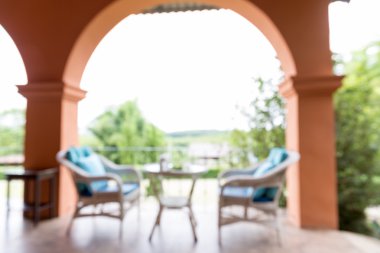 Bulanık Restoran arka plan