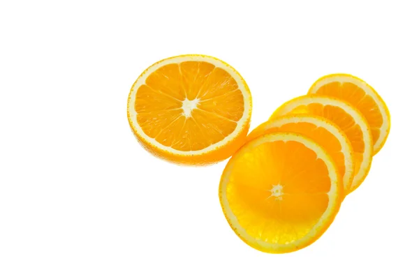 Pomarańczowy plaster na białym tle — Zdjęcie stockowe