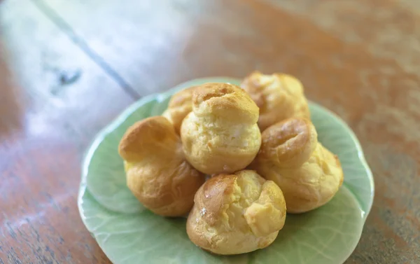 Färsk Mini Cream Puffar — Stockfoto