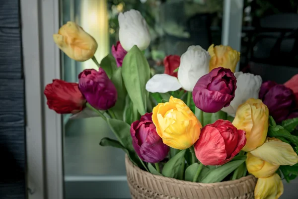 Kunstbloemen voor decoratie — Stockfoto