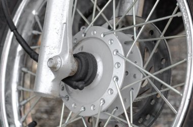 Vintage motosiklet detay