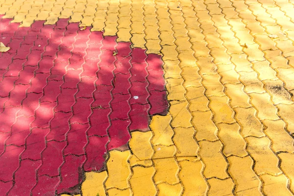 Textura de fondo del camino adoquinado — Foto de Stock