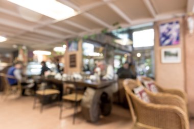 Kahve Dükkanı arka plan bulanıklık