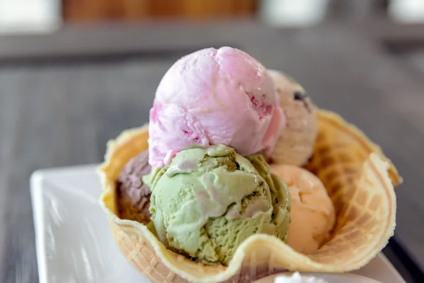 Homemade Ice Cream — Stock Photo, Image