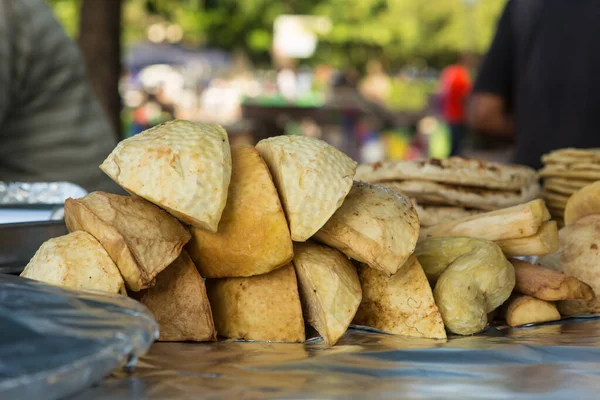 Street Food Targu Ulicznym Tanzanii Zanzibar Zdjęcia Stockowe bez tantiem