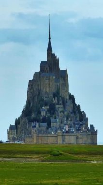  Mont Saint Michel.Iconic Adası ve manastırı, Normandiya, Fransa, 22.06.2025.
