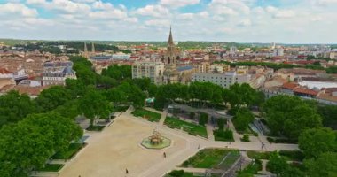Güney Fransa, Provence 'deki eski Aix-en-Provence kasabası..