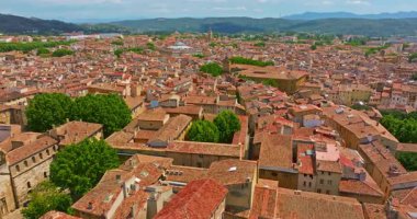 Güney Fransa, Provence 'deki eski Aix-en-Provence kasabası..