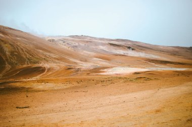 Mvatn, İzlanda yakınlarındaki Mars manzarası