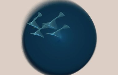 Soyut arkaplan, fantastik doku, resim çizimi, grafik projeleri için fraktal. Bej üzerine, tasarım projeleri ve grafikler için fraktal. Yüksek kaliteli illüstrasyon