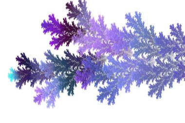 soyut arkaplan, benzersiz üç boyutlu illüstrasyon, grafik ve tasarım sanat projeleri için çok renkli fraktal kompozisyon. Yüksek kalite