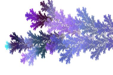 soyut arkaplan, benzersiz üç boyutlu illüstrasyon, grafik ve tasarım sanat projeleri için çok renkli fraktal kompozisyon. Yüksek kalite