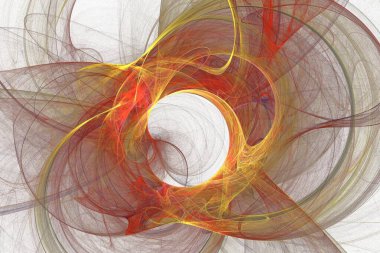 soyut arkaplan, benzersiz üç boyutlu illüstrasyon, grafik ve tasarım sanat projeleri için çok renkli fraktal kompozisyon. Yüksek kalite