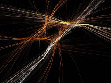 soyut arkaplan, benzersiz üç boyutlu illüstrasyon, grafik ve tasarım sanat projeleri için çok renkli fraktal kompozisyon. Yüksek kalite