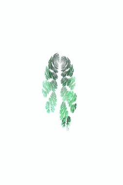 soyut arkaplan, benzersiz üç boyutlu illüstrasyon, grafik ve tasarım sanat projeleri için çok renkli fraktal kompozisyon. Yüksek kalite