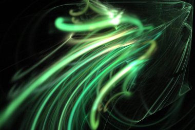 soyut arkaplan, 3 boyutlu illüstrasyon, grafik ve tasarım sanat projeleri için çok renkli fraktal eşsiz kompozisyon. Yüksek kalite