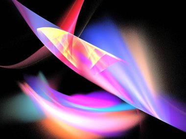 Soyut arkaplan, renkli fantastik doku, eşsiz sanat çizimi, grafik tasarım projeleri için fraktal. Yüksek kaliteli illüstrasyon. 