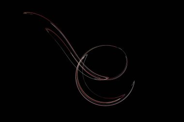 soyut arkaplan, 3 boyutlu illüstrasyon, grafik ve tasarım sanat projeleri için çok renkli fraktal eşsiz kompozisyon. Yüksek kalite