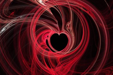 soyut arkaplan, 3 boyutlu illüstrasyon, grafik ve tasarım sanat projeleri için çok renkli fraktal eşsiz kompozisyon. Yüksek kalite