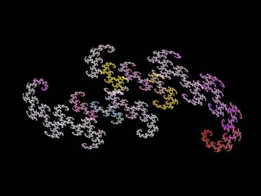 Soyut arkaplan, renkli fantastik doku, eşsiz sanat çizimi, grafik tasarım projeleri için fraktal. Yüksek kalite çizim. Yüksek kaliteli illüstrasyon