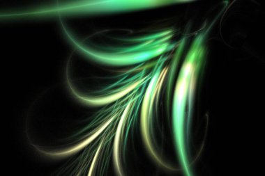 soyut arkaplan, 3 boyutlu illüstrasyon, grafik ve tasarım sanat projeleri için çok renkli fraktal eşsiz kompozisyon. Yüksek kalite