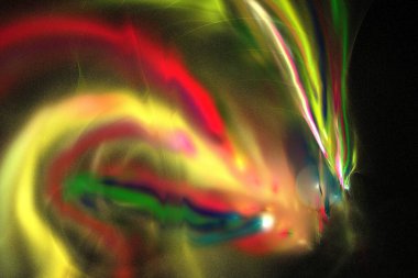 soyut arkaplan, 3 boyutlu illüstrasyon, grafik ve tasarım sanat projeleri için çok renkli fraktal eşsiz kompozisyon. Yüksek kalite