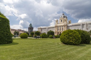 Doğal Tarih Müzesi, Maria Theresa m görünümünü Avusturya, Viyana,
