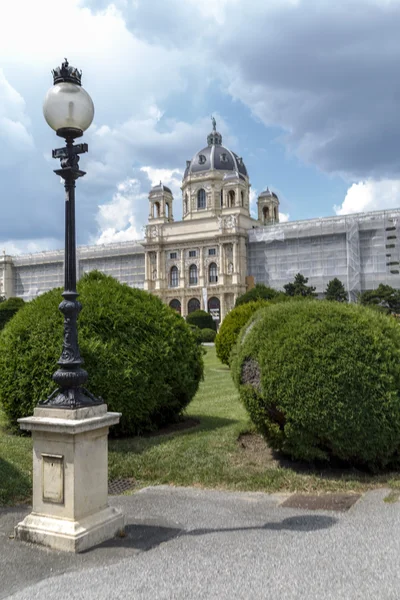 Австрия, Вена, вид на Музей естественной истории, Мария Тереза — стоковое фото