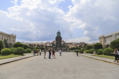 Doğal Tarih Müzesi, Maria Theresa m görünümünü Avusturya, Viyana,