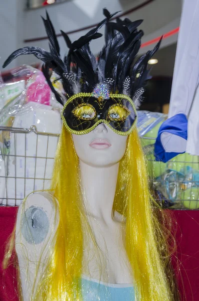 Maniquí chica rubia de vacaciones Purim Carnaval — Foto de Stock