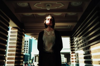 Bir kızın portresi.