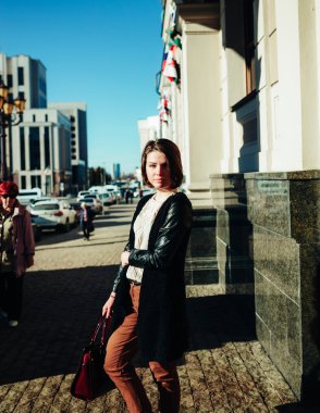 Bir kızın portresi.