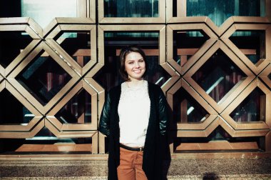 Bir kızın portresi.