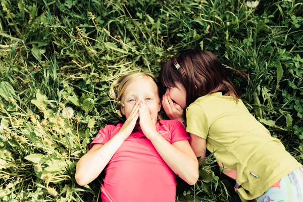 Children, wood — Stock Photo, Image