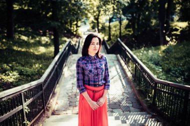 Bir kızın portresi.