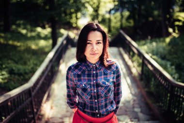 Bir kızın portresi.