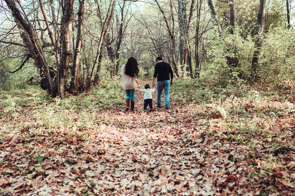 Mãe pai e filho — Fotografia de Stock