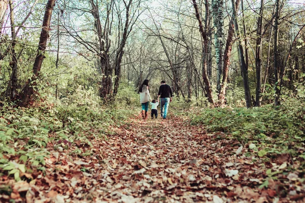 Mamá papá e hijo — Foto de Stock