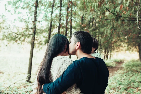 Mamá papá e hijo — Foto de Stock