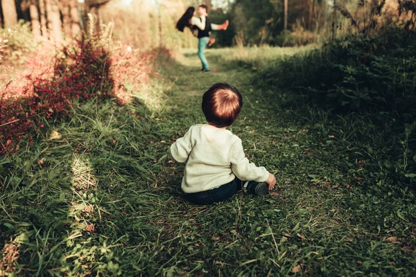 Mamma papà e figlio — Foto Stock