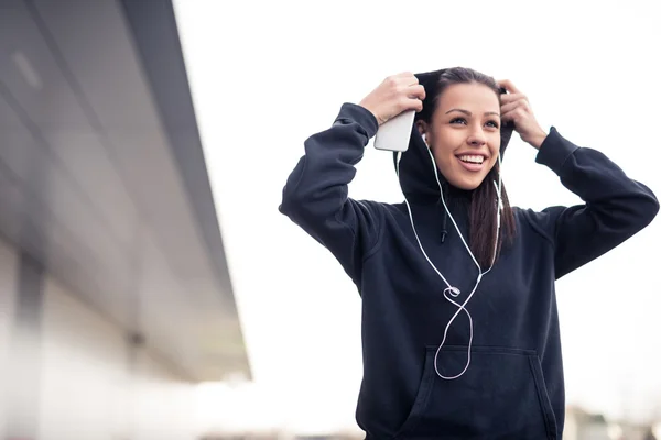 Getting ready for fitness — Stock Photo, Image